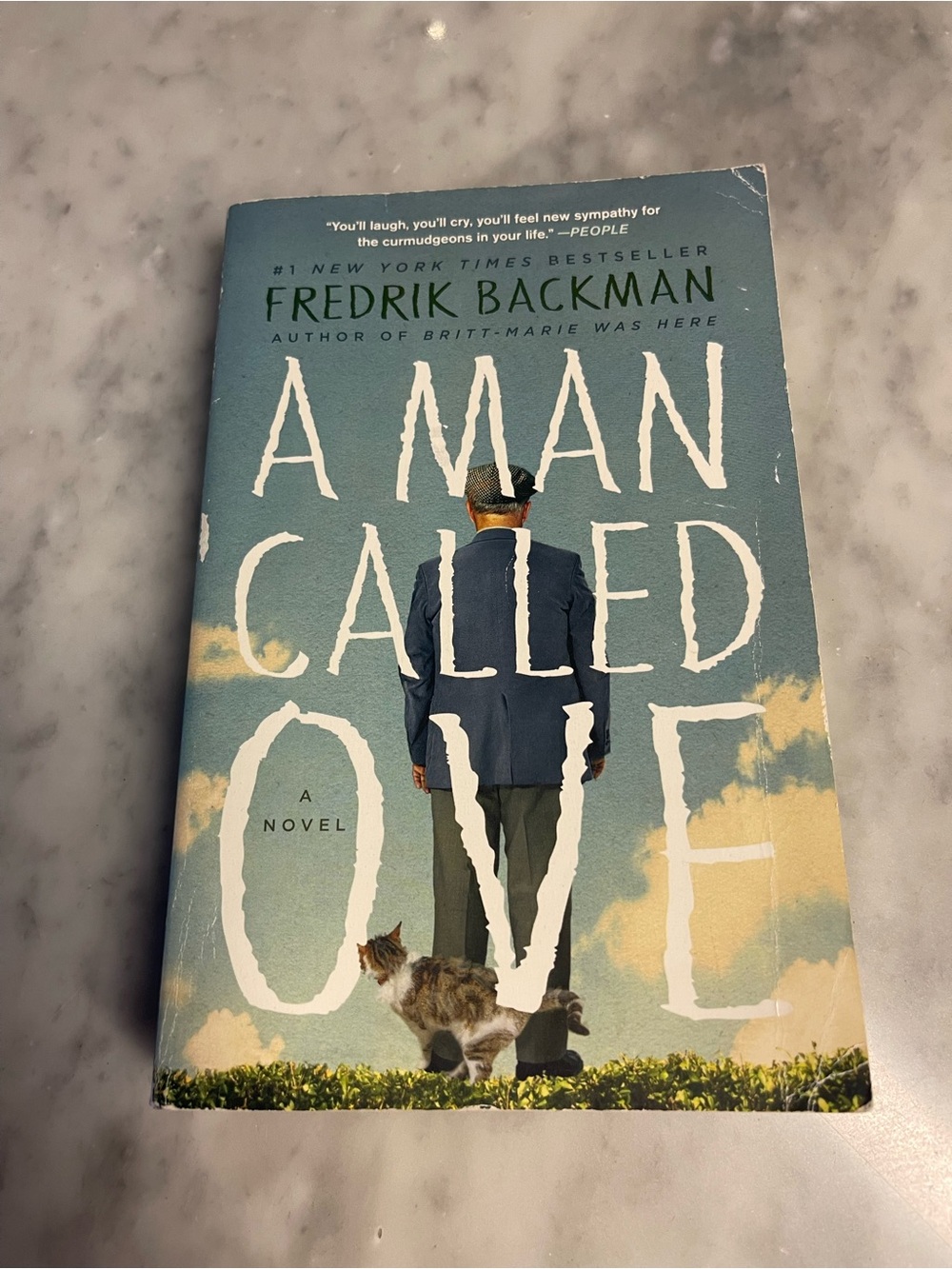 A Man Called Ove by Fredrik Backman paperback book